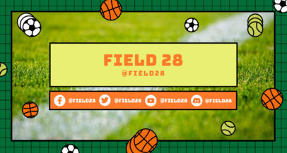 Twitch Banner Generator for a Sports Reviews Channel