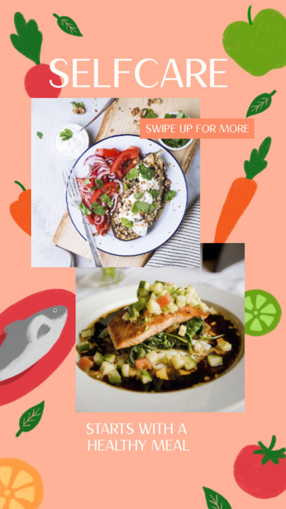 Instagram Story Generator to Promote Healthy Meals