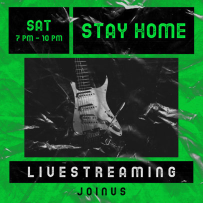 Facebook Post Generator for a Home Streaming Concert