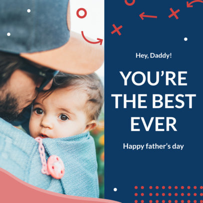  Instagram Post Maker with Father's Day Quotes