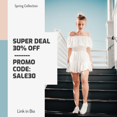 Instagram Post Maker Featuring Limited-Time Promos