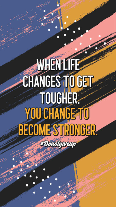 Instagram Story Maker Featuring Motivational Quarantine Thoughts 2537