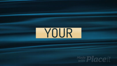 Simple Intro Maker with a Subtle Text Animation 1022-el1