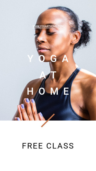 Fitness-Themed Instagram Story Template for Indoor Workout Routines 