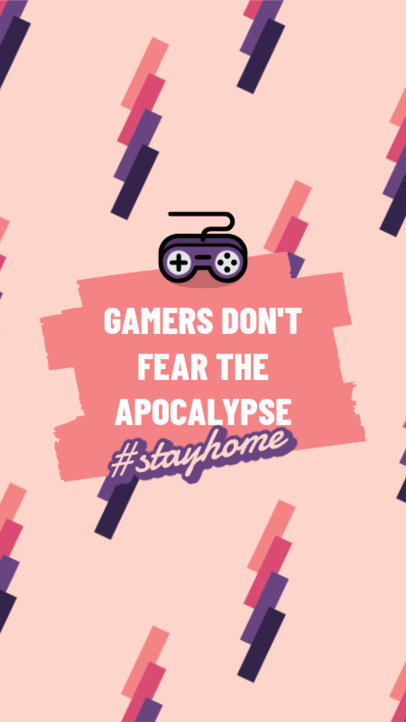 iPhone Wallpaper Design Template for Gamers 2547b