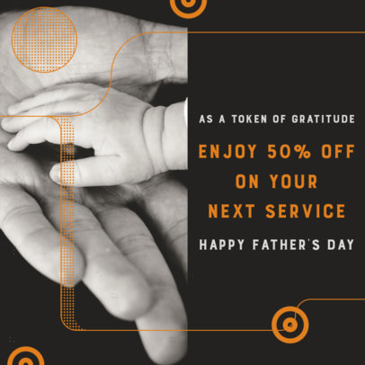 Modern Instagram Post Maker for Father's Day
