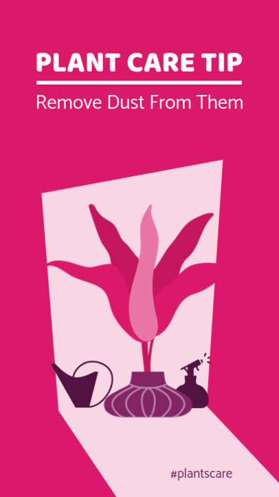 Instagram Story Generator with Indoor Gardening Advice