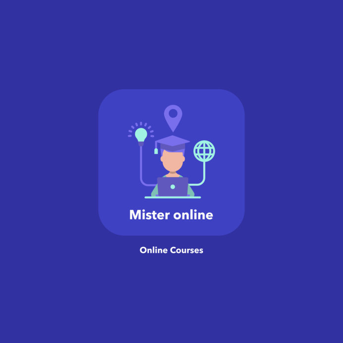 Modern Logo Template for e-Learning Courses