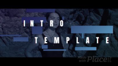 Intro Video Generator with Animated Squares and Text