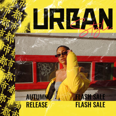 Urban-Styled Instagram Post Creator with Bold Typeface