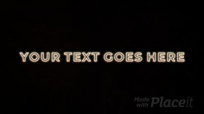 Intro Maker Featuring Glowing Text and a Glitching Effect 432-el1