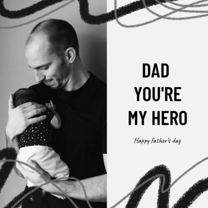 Instagram Post Creator to Celebrate Dad on His Day