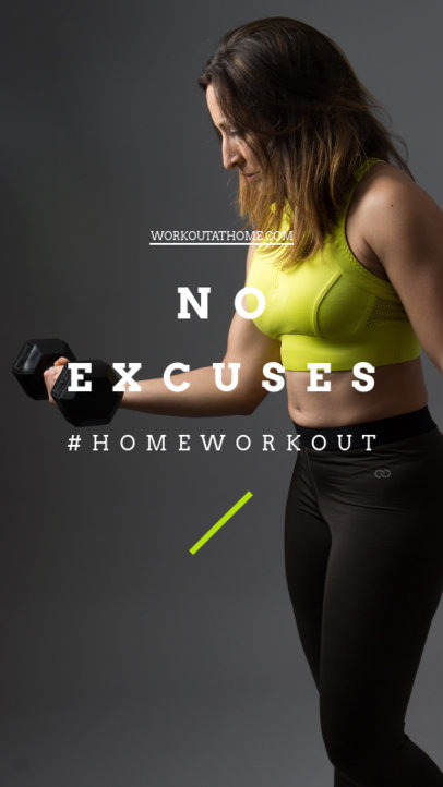 Cool Instagram Story Maker for Online Workout Classes 