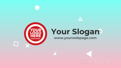 Fun Intro Maker with Motion Graphics and a Gradient Background 1102-el1