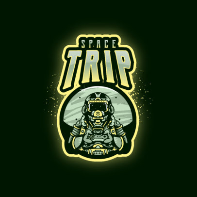 Logo Maker with a Space Adventure Theme