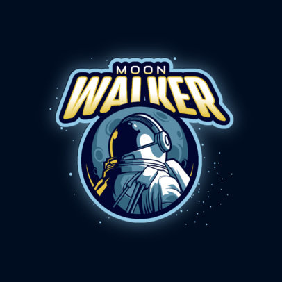 Logo Creator Featuring a Man in the Moon 