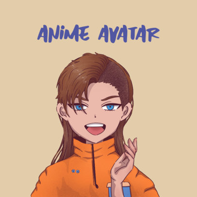 Anime Logo Generator Featuring a Female Avatar