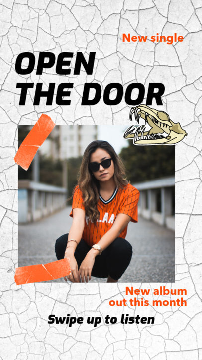 Urban-Style Instagram Story Generator Featuring Tape Graphics 2534b