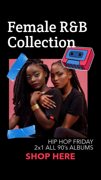 Instagram Story Maker for an R&B Album Promo 2534d