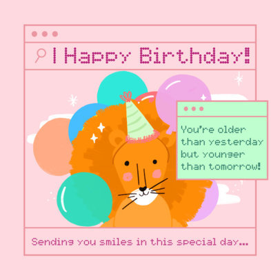 Instagram Post Maker to Send Virtual Birthday Wishes