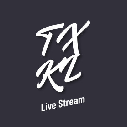 Musician Logo Maker with Different Lettering Styles 3299