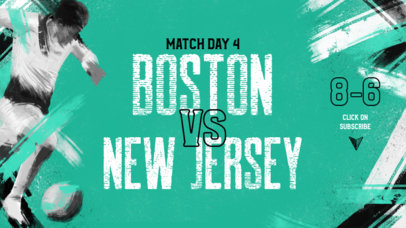 YouTube Banner Maker for a Virtual Soccer Tournament 2552