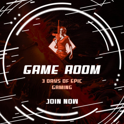 Facebook Post Creator with a Gaming Event Announcement