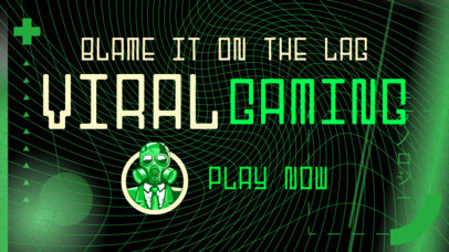 Facebook Thumbnail for a Gaming Channel Featuring a Futuristic Background 2561h