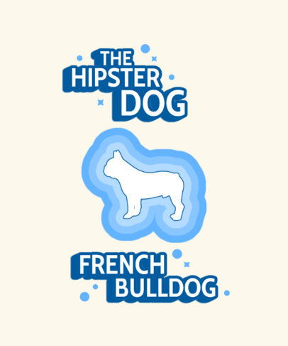 Retro T-Shirt Design Maker Featuring a Wiener Dog Graphic 1544c-el1