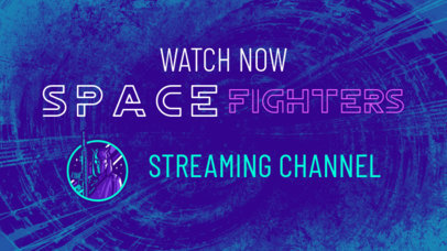 Gaming Facebook Thumbnail Creator Featuring a Futuristic Design 2561c