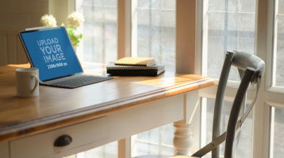 iPad Pro Mockup in a Home Office Setting 36922-r-el2