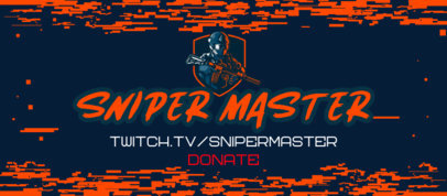 Facebook Cover Maker for Gaming Hacks Featuring a Shooter with a Sniper Graphic