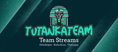 Gaming Facebook Cover Template with an Ancient Egypt Graphic 2560g