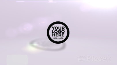 Minimalist Intro Maker for a Logo Reveal Featuring a Shiny Laminated Background 1792-el1