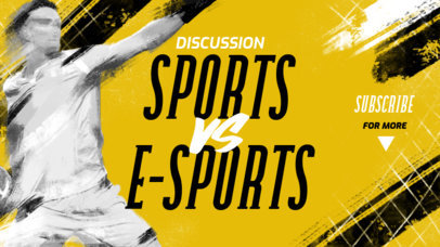 YouTube Banner Creator Featuring Grunge Graphics for an Online Soccer League 2552f