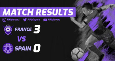 Twitch Banner Generator Featuring Online Soccer Match Results
