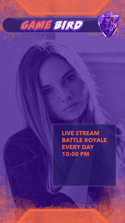 Facebook Story Template for Gamers Featuring Gameplay Reminders 2558d