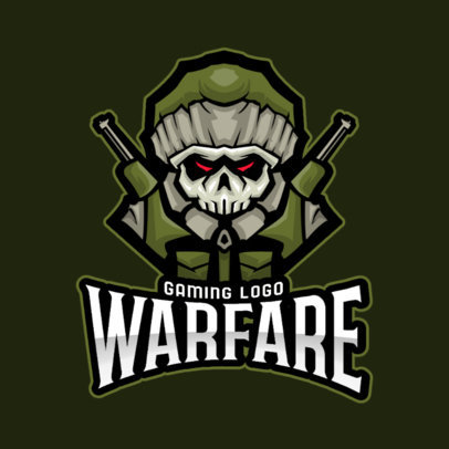 Gaming Logo Maker with Intense Graphics of Character Faces