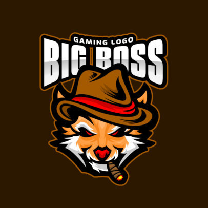 Gaming Logo Maker with a Gangster Squirrel Mascot