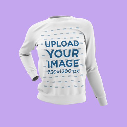 Ghosted Women's Sweatshirt Mockup 