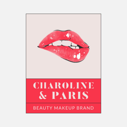 Beauty Logo Maker Featuring Watercolor Illustrations