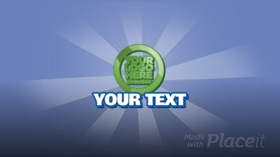 Intro Maker for a Logo Reveal Featuring a Cartoonish Style