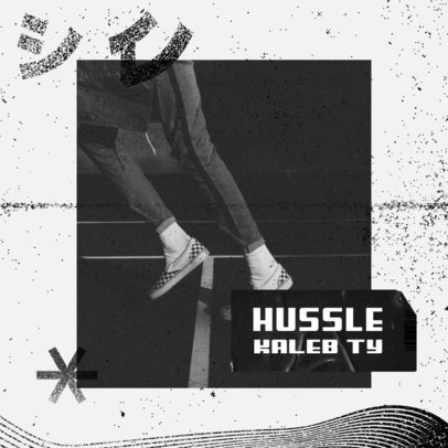 Album Cover Template Featuring a Modern Urban Approach 2585i