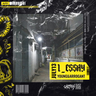 Album Cover Design Maker for a Hype New Artist 2585g