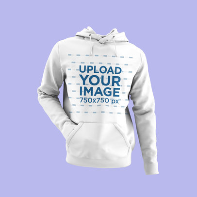 Hoodie Mockup Featuring an Invisible Person with a Hand in the Pocket 4441-el1