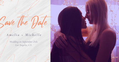 Facebook Post Maker for the Wedding of Two Women