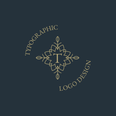 Online Monogram Logo Maker with a Vintage Typography 