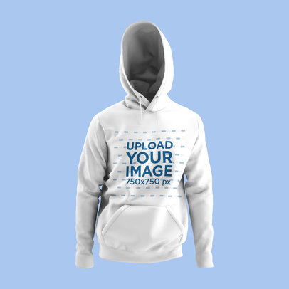 Hoodie Mockup of a Ghosted Garment 4442-el1