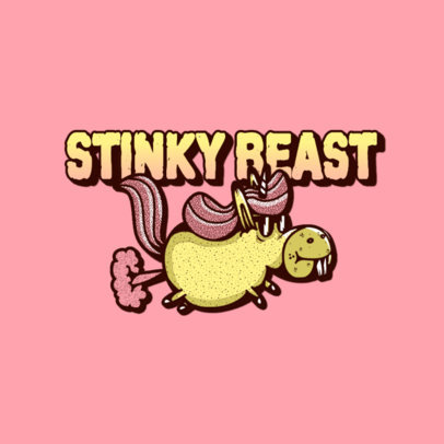 Logo Maker for Gamers Featuring a Gross Cartoon