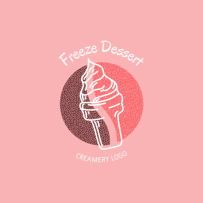 Sweet Logo Maker for an Ice Cream Parlor